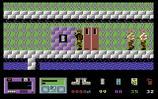 Agent UOP (Commodore 64) screenshot: Extra ammo