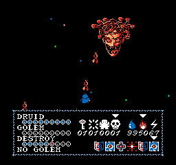 Druid (NES) screenshot: Last boss part 2