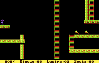 Trisz Divinis (Atari 8-bit) screenshot: Dead end