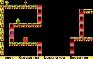Trisz Divinis (Atari 8-bit) screenshot: First herbs on site