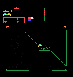 Space Dungeon (Arcade) screenshot: Found the exit