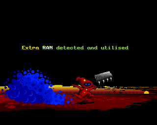 The Incredible Adventures of Moebius Goatlizard (Amiga) screenshot: Loading screen
