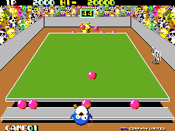 Penguin-Kun Wars (Arcade) screenshot: You've been hit.