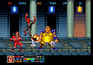 Ninja Combat (Arcade) screenshot: Another boss.