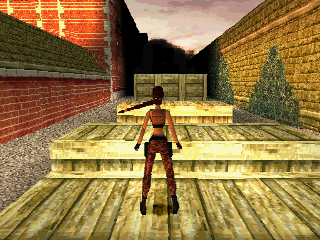 Tomb Raider III: Adventures of Lara Croft (PlayStation) screenshot: The assault course is back since TR2 and now is majored.