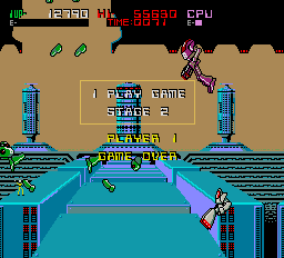 Metal Clash (Arcade) screenshot: Game Over