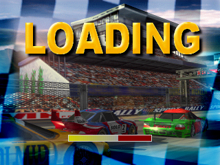 All Star Racing (PlayStation) screenshot: Loading GT Racer