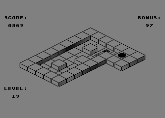 Isora / Loops DX (Atari 8-bit) screenshot: Isora - Level 19