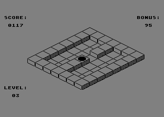 Isora / Loops DX (Atari 8-bit) screenshot: Isora - Level 3