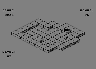 Isora / Loops DX (Atari 8-bit) screenshot: Isora - Level 5