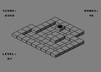Isora / Loops DX (Atari 8-bit) screenshot: Isora - Level 7