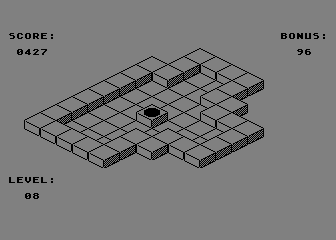 Isora / Loops DX (Atari 8-bit) screenshot: Isora - Level 8