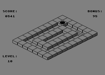Isora / Loops DX (Atari 8-bit) screenshot: Isora - Level 10