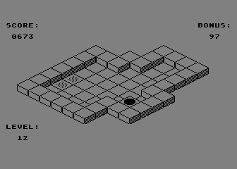 Isora / Loops DX (Atari 8-bit) screenshot: Isora - Level 12