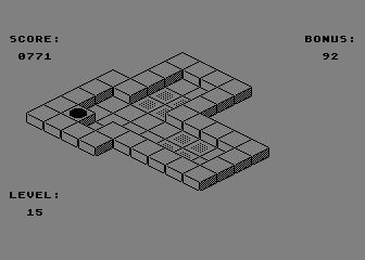 Isora / Loops DX (Atari 8-bit) screenshot: Isora - Level 15 rotated