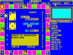 Euro Biznes (ZX Spectrum) screenshot: Wealth tax