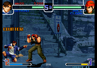 The King of Fighters 2002: Challenge to Ultimate Battle (Arcade) screenshot: Counter.