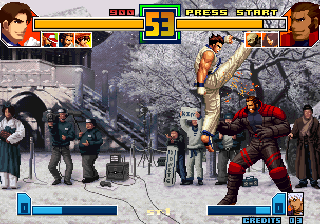 The King of Fighters 2001 (Arcade) screenshot: High kick