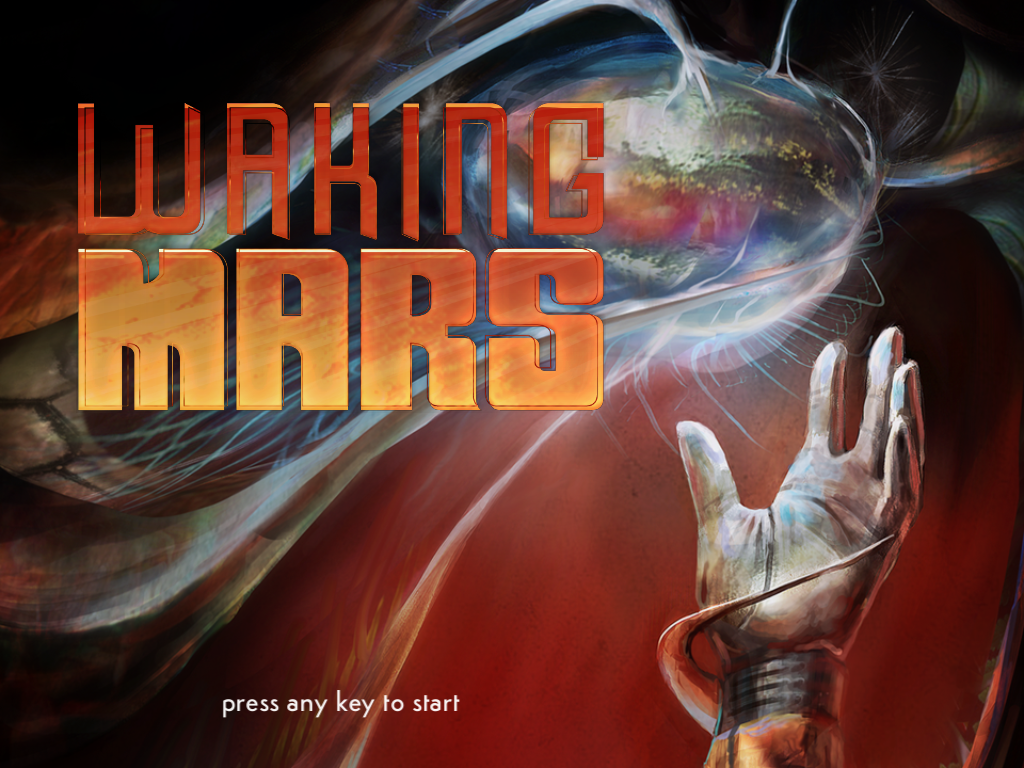 Waking Mars (Windows) screenshot: Title screen