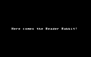 Reader Rabbit (Commodore 64) screenshot: Loading screen