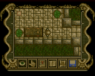 Poltergeist (Amiga) screenshot: Coffin