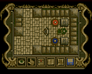 Poltergeist (Amiga) screenshot: Witch - first stage opponent