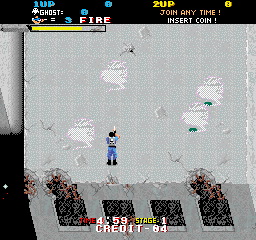 The Real Ghostbusters (Arcade) screenshot: Let's go.