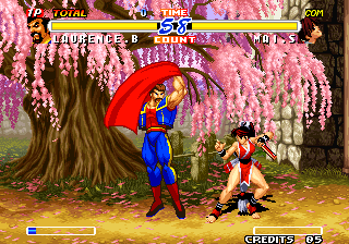 Real Bout Fatal Fury 2: The Newcomers (Arcade) screenshot: Ole.