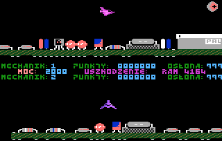 Inside (Atari 8-bit) screenshot: Damaged RAM