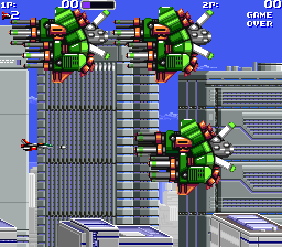 Air Buster (Arcade) screenshot: Bigger enemies