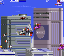 Air Buster (Arcade) screenshot: Pink enemy