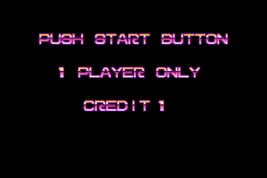 X Multiply (Arcade) screenshot: Push start button