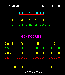 SF-HiSplitter (Arcade) screenshot: Start screen