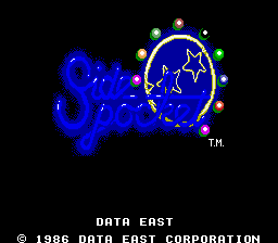Side Pocket (Arcade) screenshot: Title Screen.