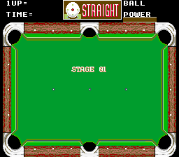 Side Pocket (Arcade) screenshot: Stage 01.