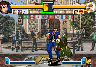 The King of Fighters 2001 (Arcade) screenshot: Old master Chin