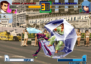 The King of Fighters 2001 (Arcade) screenshot: Ice cube