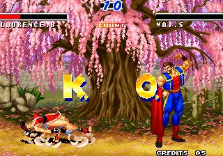 Real Bout Fatal Fury 2: The Newcomers (Arcade) screenshot: K.O.