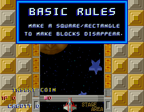 Quarth (Arcade) screenshot: Basic rules