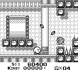 Kirby's Dream Land (Game Boy) screenshot: In the castle