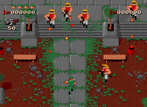 NY Warriors (Amiga) screenshot: Starting a new game.