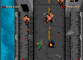 NY Warriors (Amiga) screenshot: Starting level two.