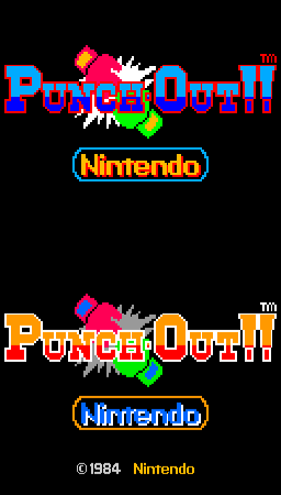 Punch-Out!! (Arcade) screenshot: Title screen