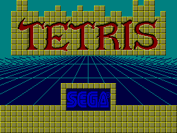 Tetris (Arcade) screenshot: Title screen