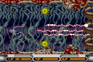 X Multiply (Arcade) screenshot: Boss fight