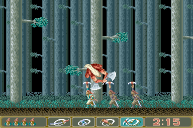 Ninja Spirit (Arcade) screenshot: Second boss