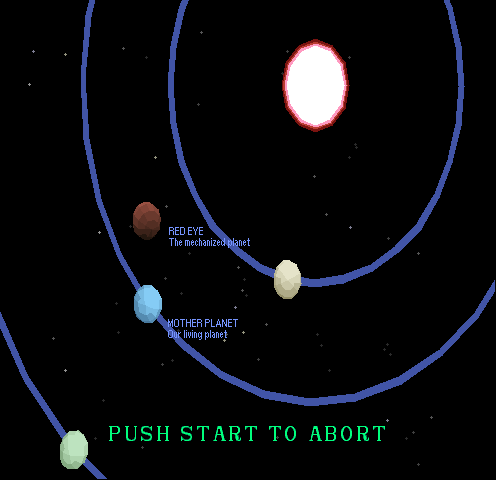 Starblade (Arcade) screenshot: Intro.