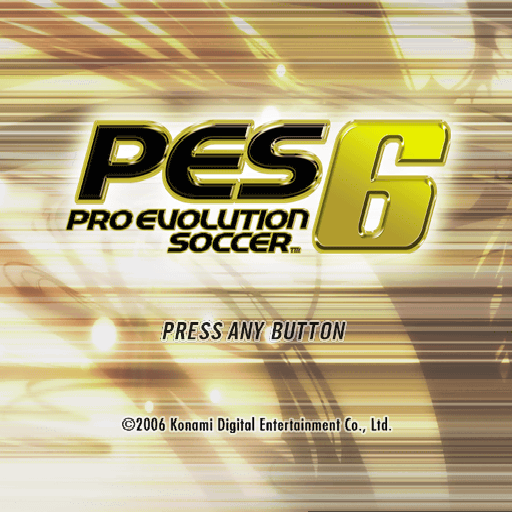 Winning Eleven: Pro Evolution Soccer 2007 (PlayStation 2) screenshot: The game's start screen