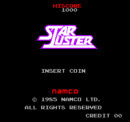 Star Luster (Arcade) screenshot: Title Screen.
