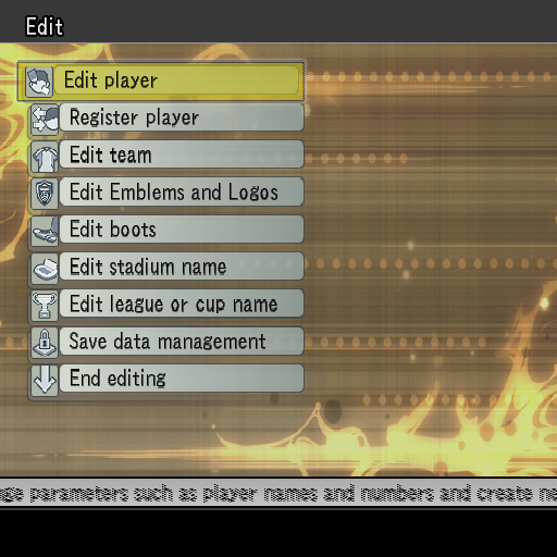 Winning Eleven: Pro Evolution Soccer 2007 (PlayStation 2) screenshot: Lots of game configuration controls can be accessed by selecting Options from the main menu. This is just one of the lower level menus